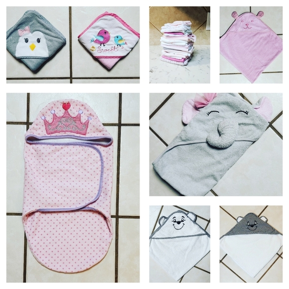 Baby Towels & Washcloth Bundle - Picture 1 of 13